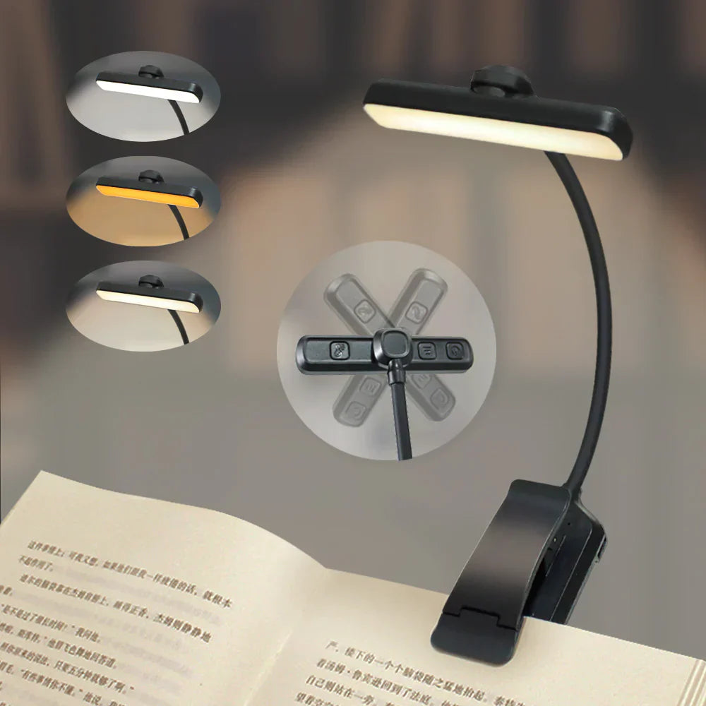 Double Row LED Rotating Reading Light